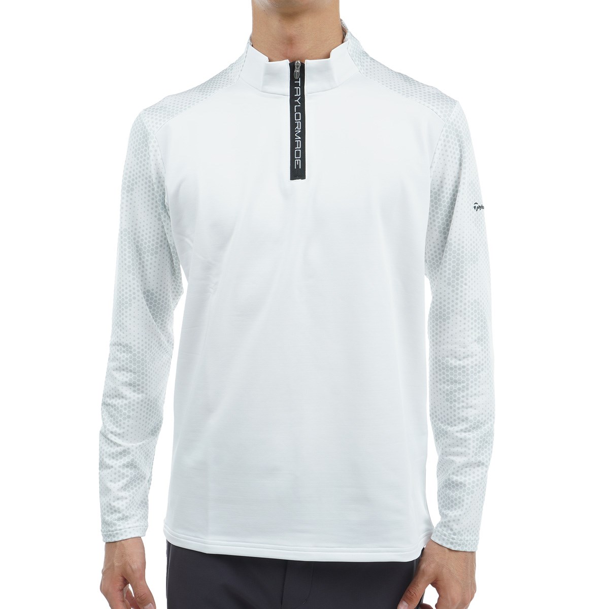 テーラーメイド ゴルフ 長袖ジップシャツ【ホワイト/O】新品 テーラーメイド ゴルフ 長袖ジップシャツ【ホワイト/O】新品！ 長袖