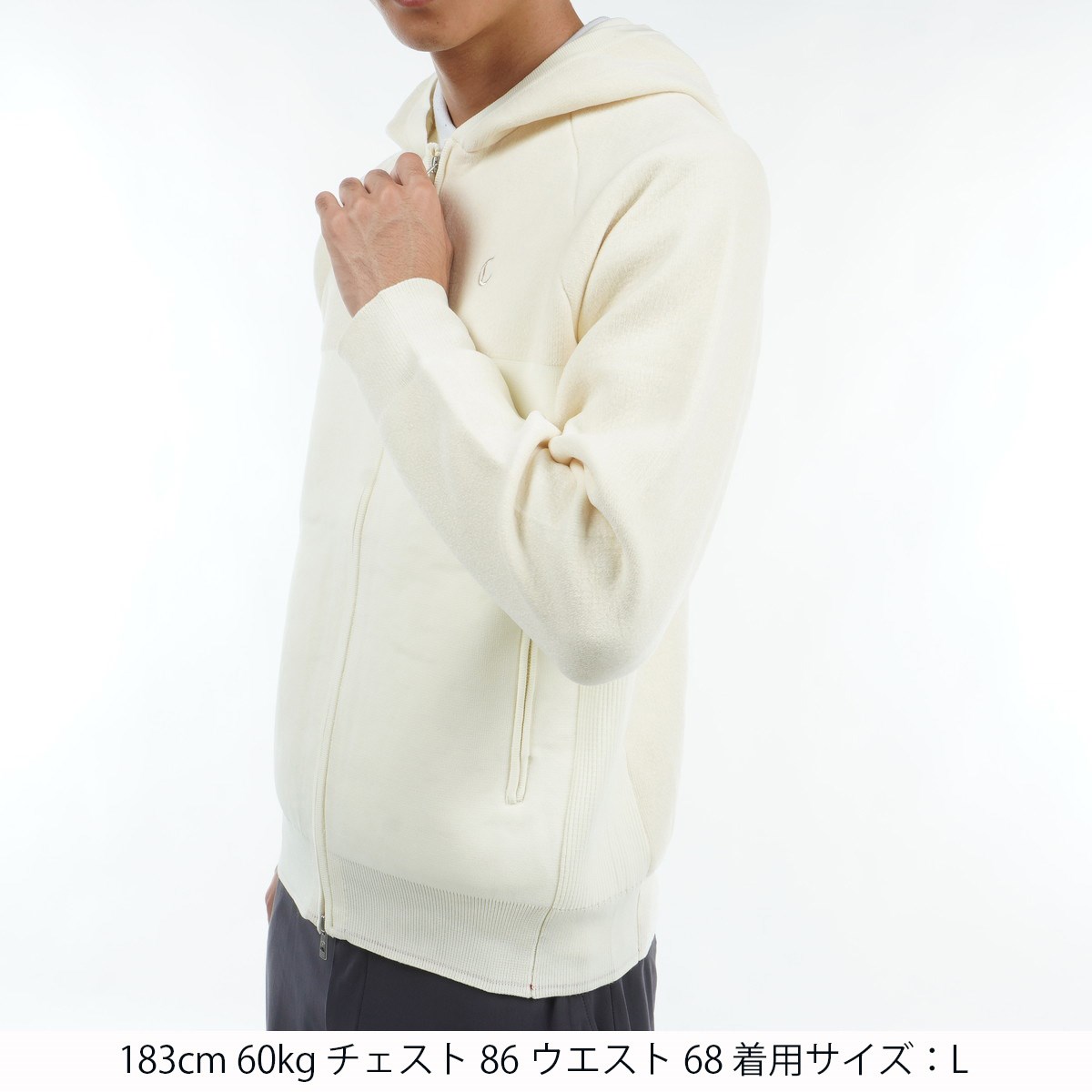 Callaway RED LABELのニットブルゾンL