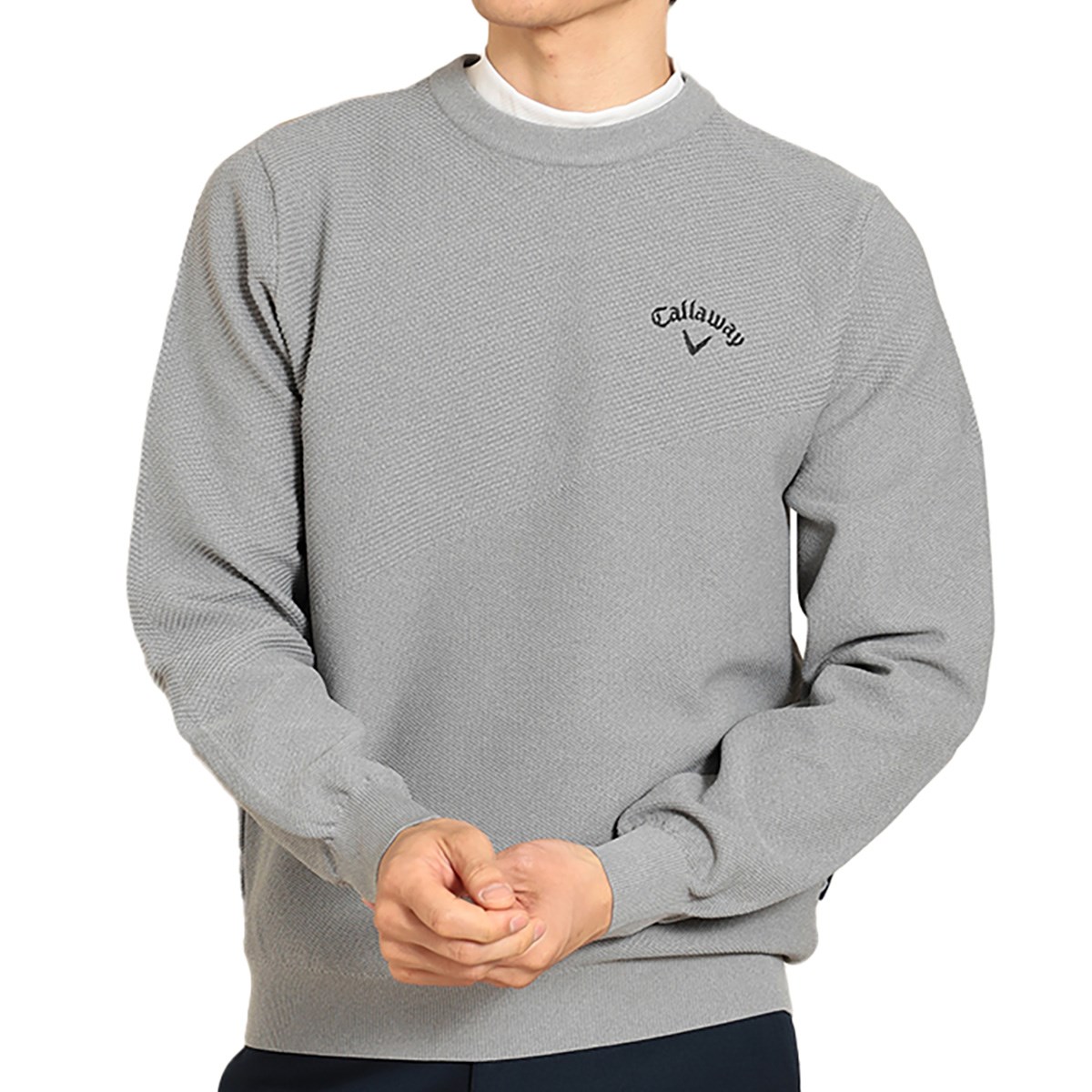 dショッピング |キャロウェイゴルフ Callaway Golf 鹿の子編みクルー