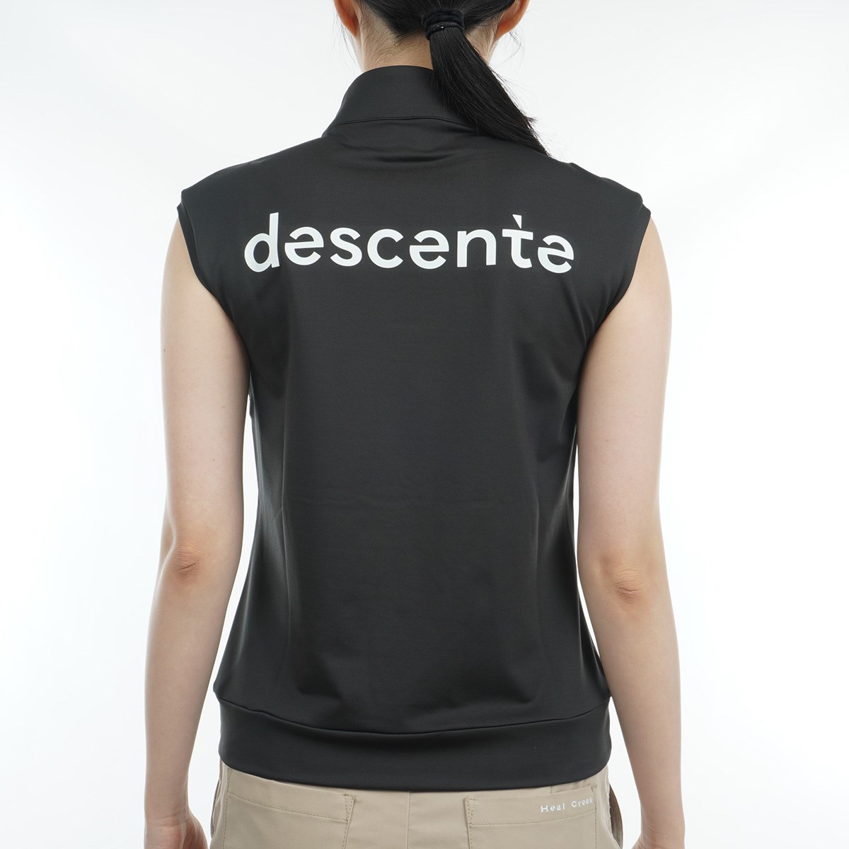 DESCENTE ハーフジップ フレンチスリーブシャツ ハーフジップ鹿の子フレンチスリーブシャツ | デサントゴルフ公式
