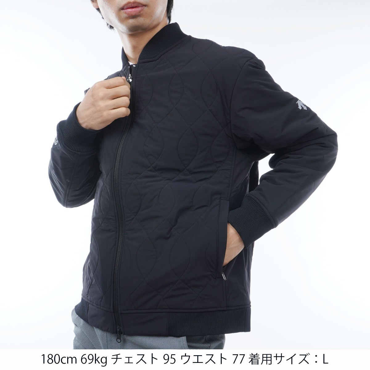 デサント　ゴルフ　ジャケット　ウェア　中綿　ロゴ　ジップアップ　キルティング　L dショッピング |デサントゴルフ DESCENTE GOLF DSG COLLECTION