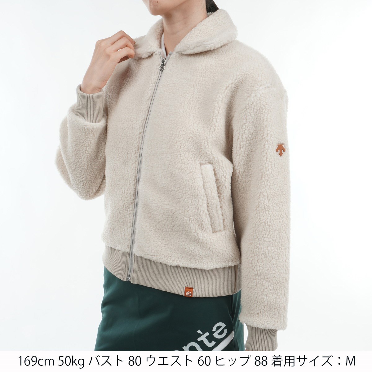 DESCENTE GOLF デサントゴルフ　ジップボアフリースジャケット dショッピング |デサントゴルフ DESCENTE GOLF DSG COLLECTION