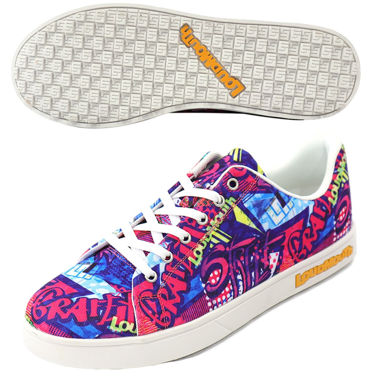 新品] Loud Mouth 24.5cm ゴルフシューズ スパイクレス レディース