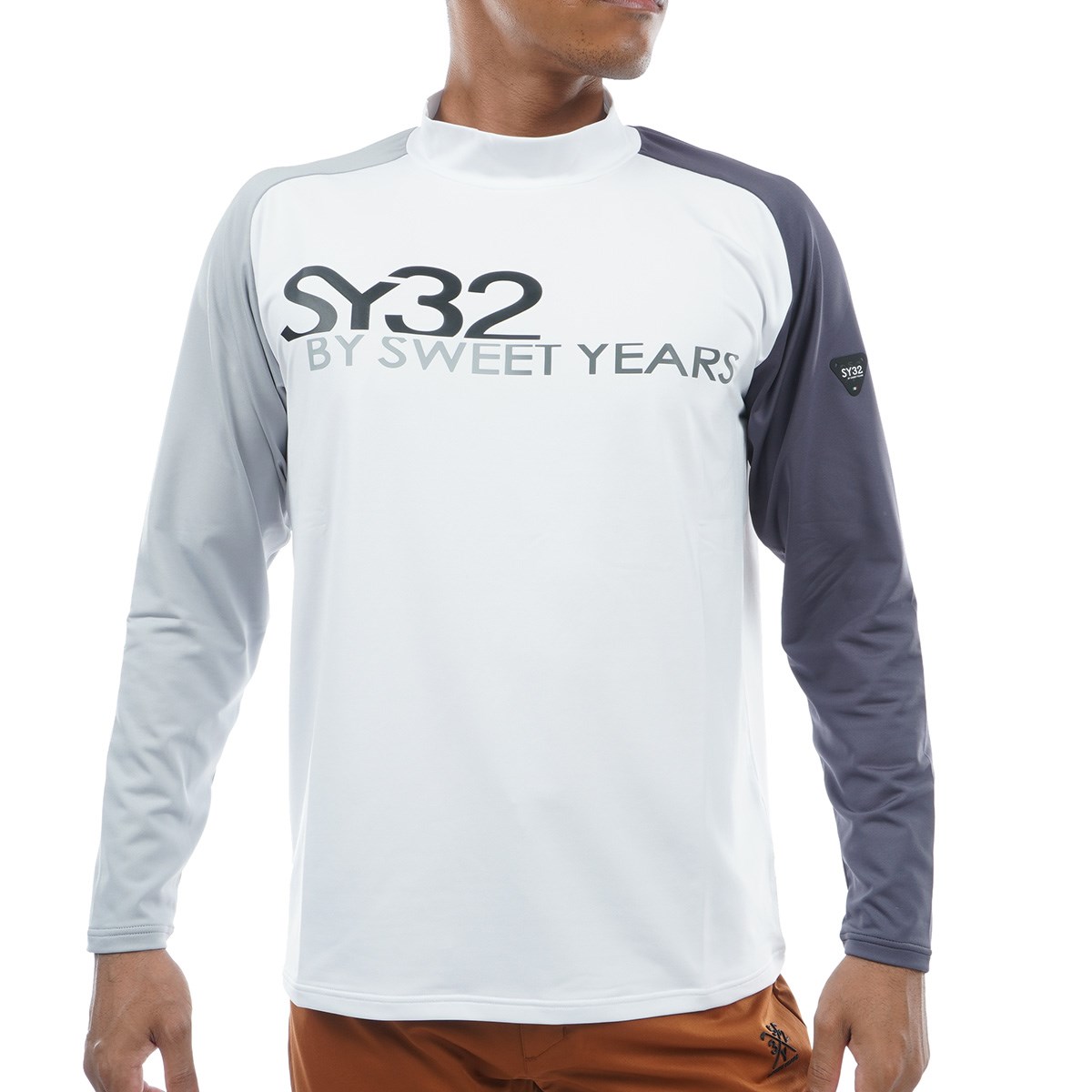 SY32 長袖モックネックシャツ M dショッピング |エスワイサーティトゥ バイ スウィートイヤーズ SY32