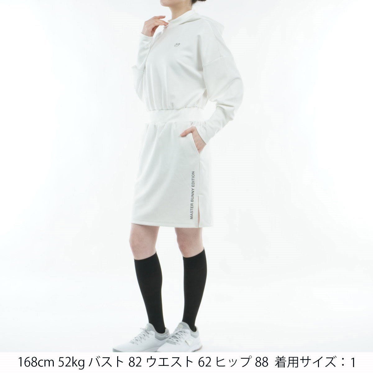 MASTER BUNNY EDITION ワンピース ホワイト サイズ1 MASTER BUNNY EDITION ワンピース ホワイト サイズ1