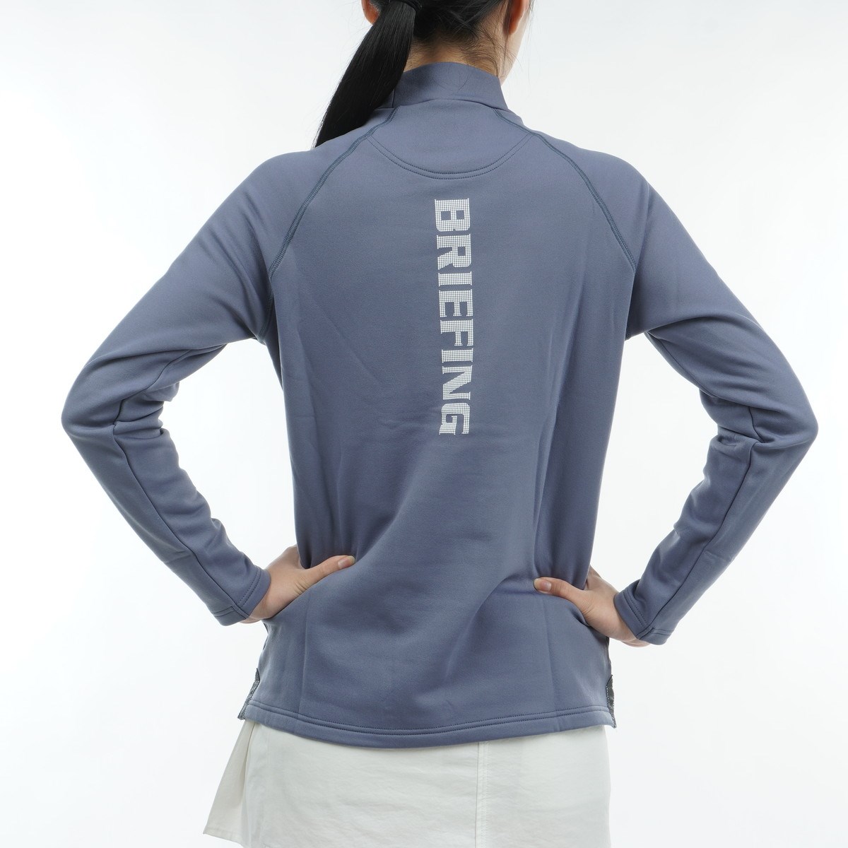 ブリーフィング 裏起毛 ハイネックシャツ