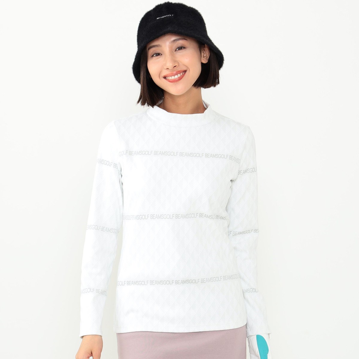 [l܂] r[XSt BEAMS GOLF ORANGE LABEL BEAMS GOLF ORANGE LABEL 􉽊w WJ[h bNlbNVc zCg 01 fB[X
