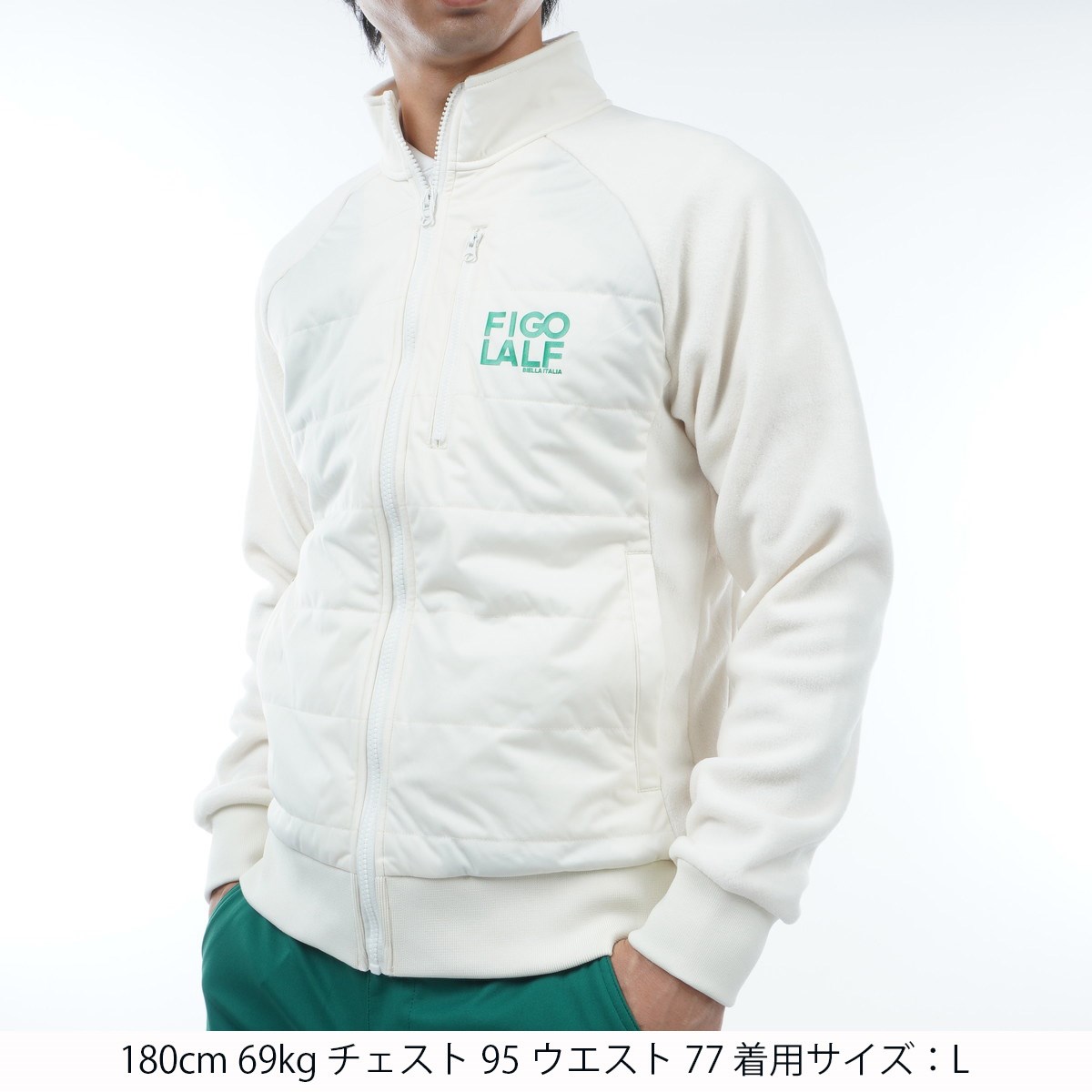 dショッピング |フィラ FILA 異素材MIX ストレッチ ブルゾン 3L オフ