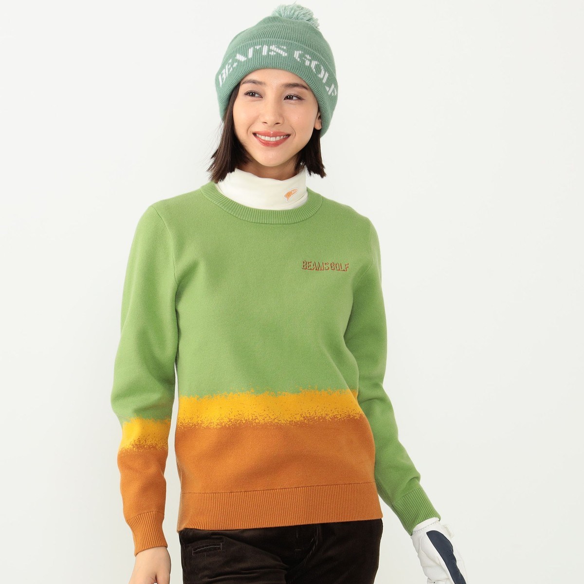 [l܂] r[XSt BEAMS GOLF ORANGE LABEL BEAMS GOLF ORANGE LABEL tF[hJ[ Of[V jbg Z[W^O[ 61 fB[X