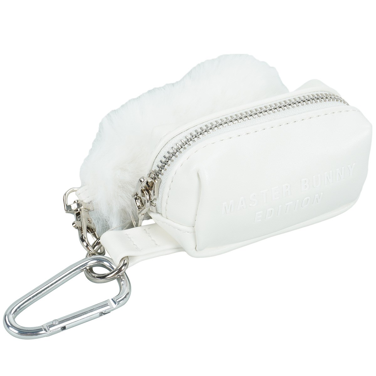 マスターバニーエディション フェイクファーチャーム付きボールポーチ