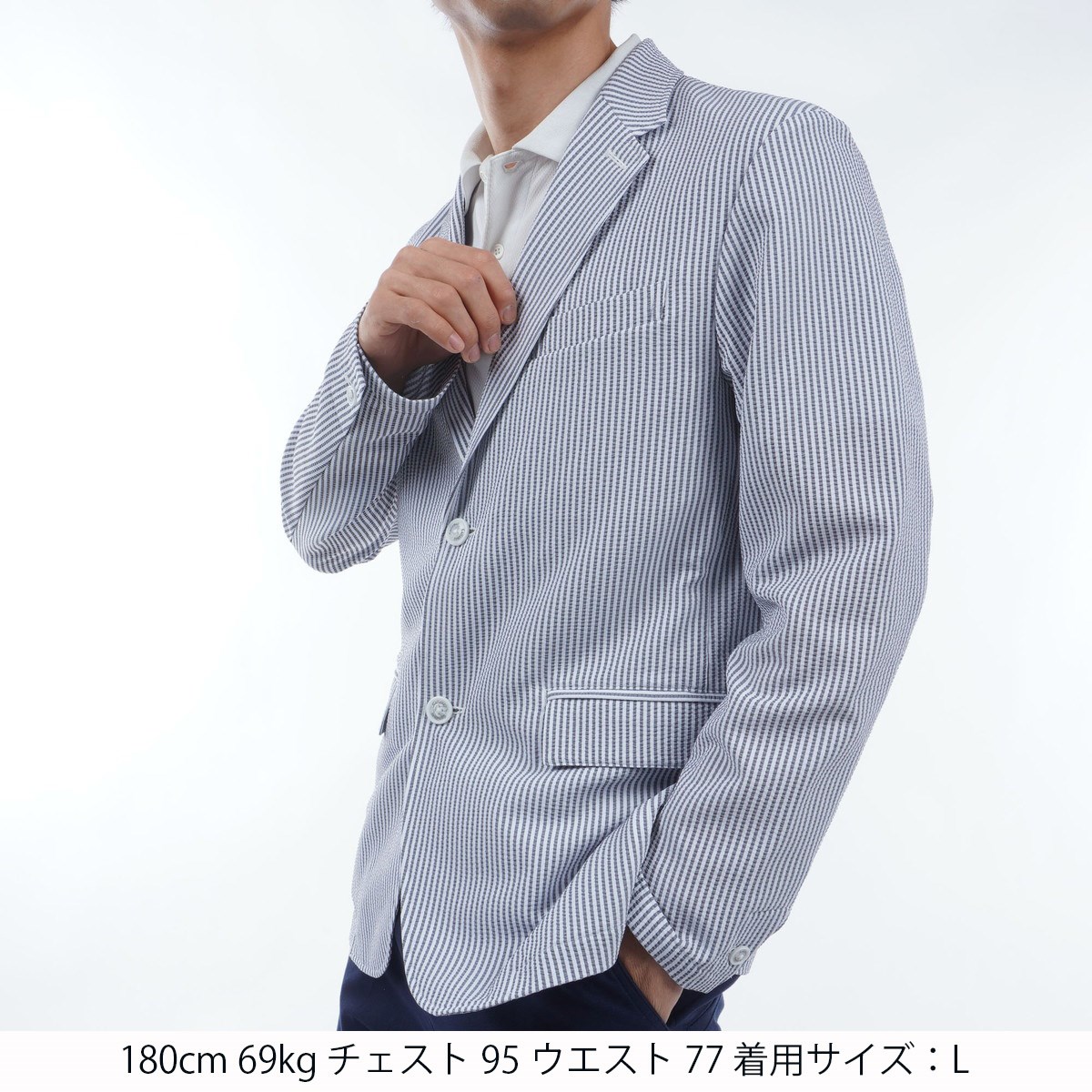 キャロウェイ✨ ゴルフ シアサッカー ストレッチ ジャケット LL 大きいサイズ dショッピング |キャロウェイゴルフ Callaway Golf ストレッチ