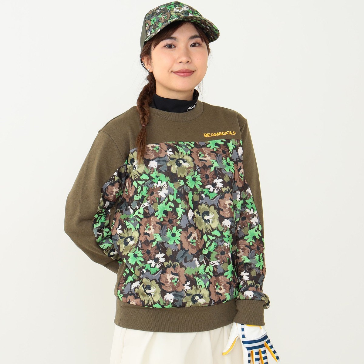 [l܂] r[XSt BEAMS GOLF ORANGE LABEL BEAMS GOLF ORANGE LABEL t[J vg XEFbgVc I[u 67 fB[X