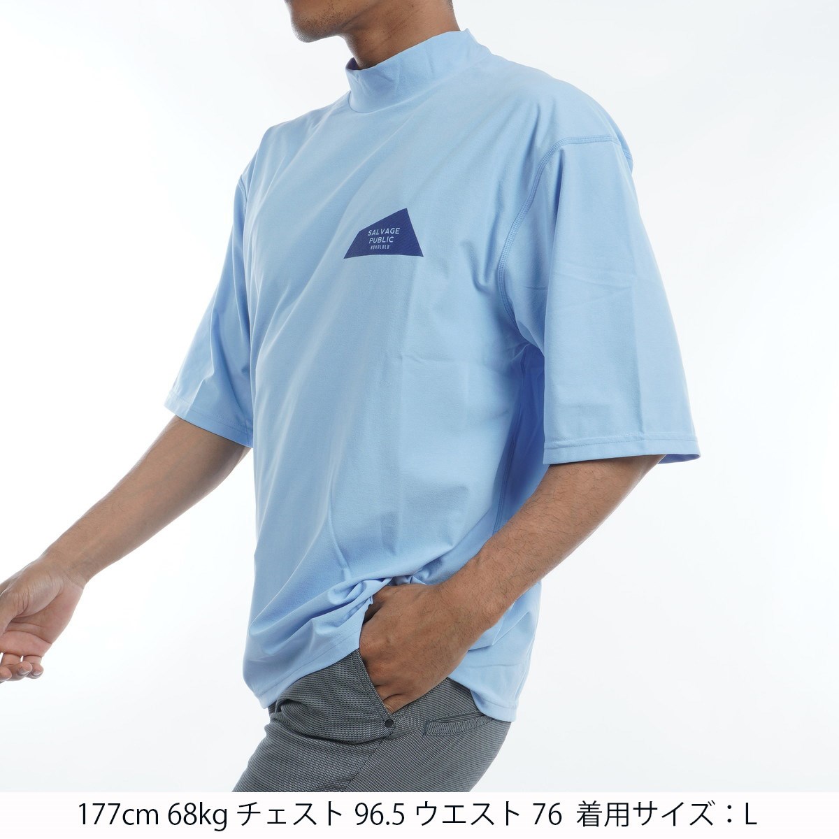 サルベージパブリックコレパ］サーフ モックネック半袖 (Kolepa