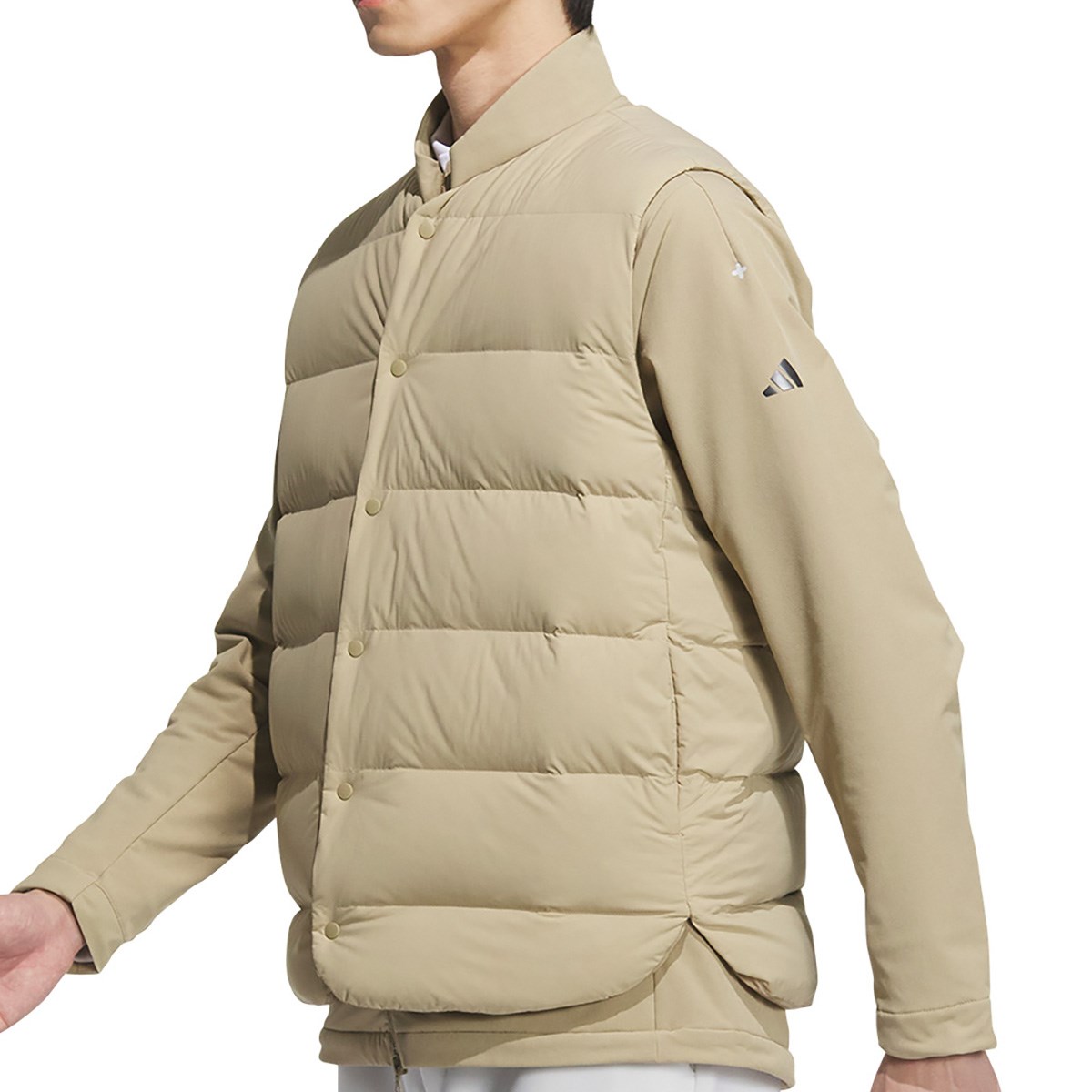 【最強ウェア】アディダスFROSTGUARD ゴルフ　ジャケット　保温性軽量　M Blue Frostguard Recycled-Content Full-Zip Padded Golf Jacket