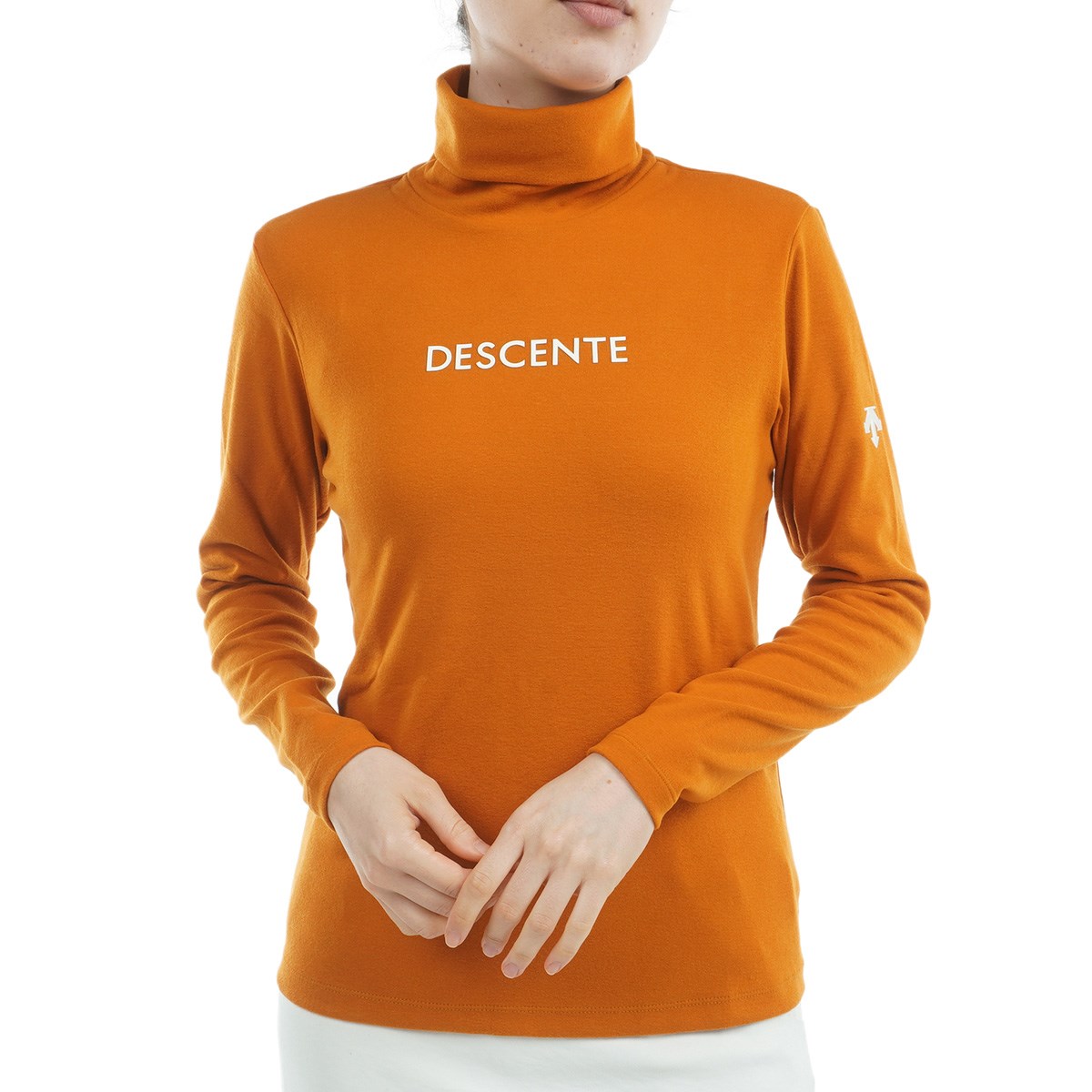 デサント DESCENTE golf ジャージ Oサイズ メンズ オレンジ×黒