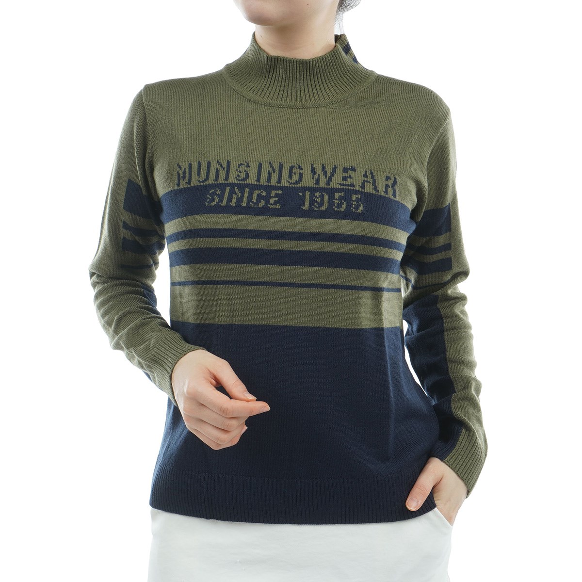 [50%OFF ݌Ɍ̂i] }VOEFA Munsingwear SEASON COLLECTION WJ[hnClbNZ[^[ J[L 00 fB[X