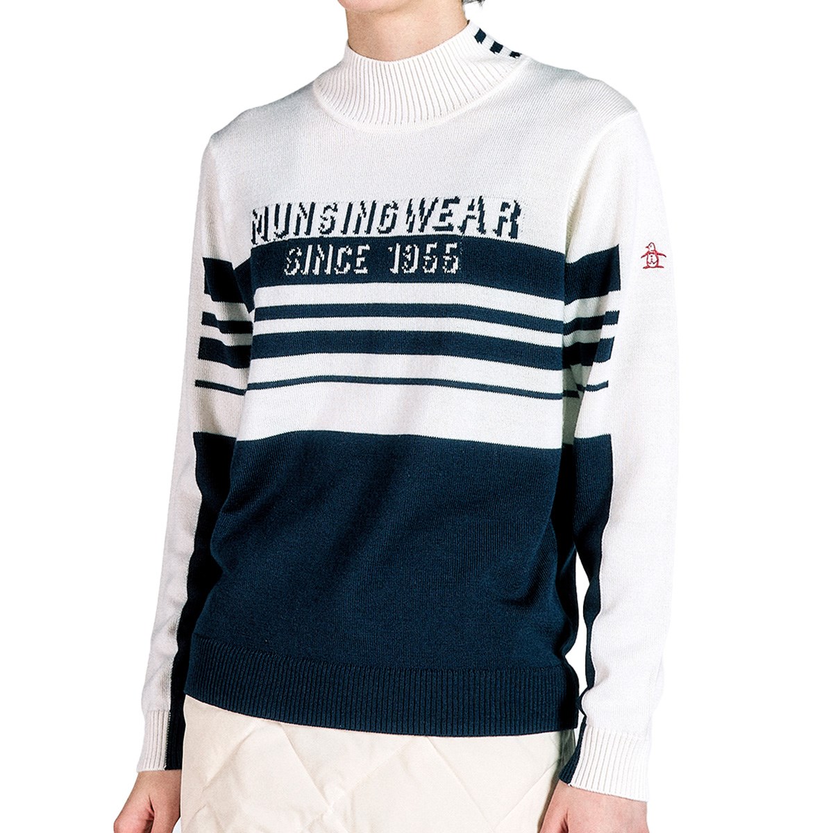 [40OFF ݌Ɍ̂i] }VOEFA Munsingwear SEASON COLLECTION WJ[hnClbNZ[^[ zCg 00 fB[X