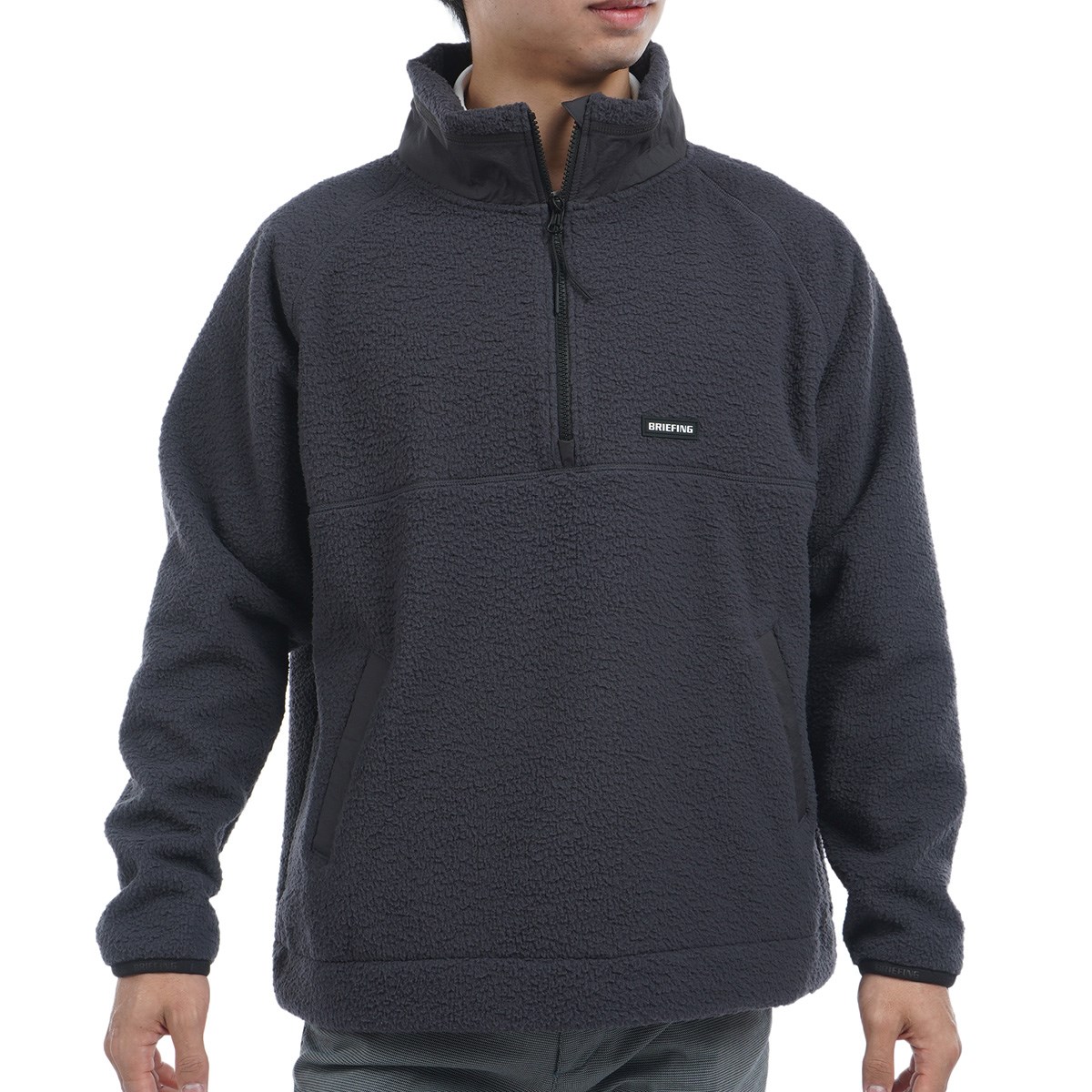 dショッピング |ブリーフィング BRIEFING ボアハーフジッププル  