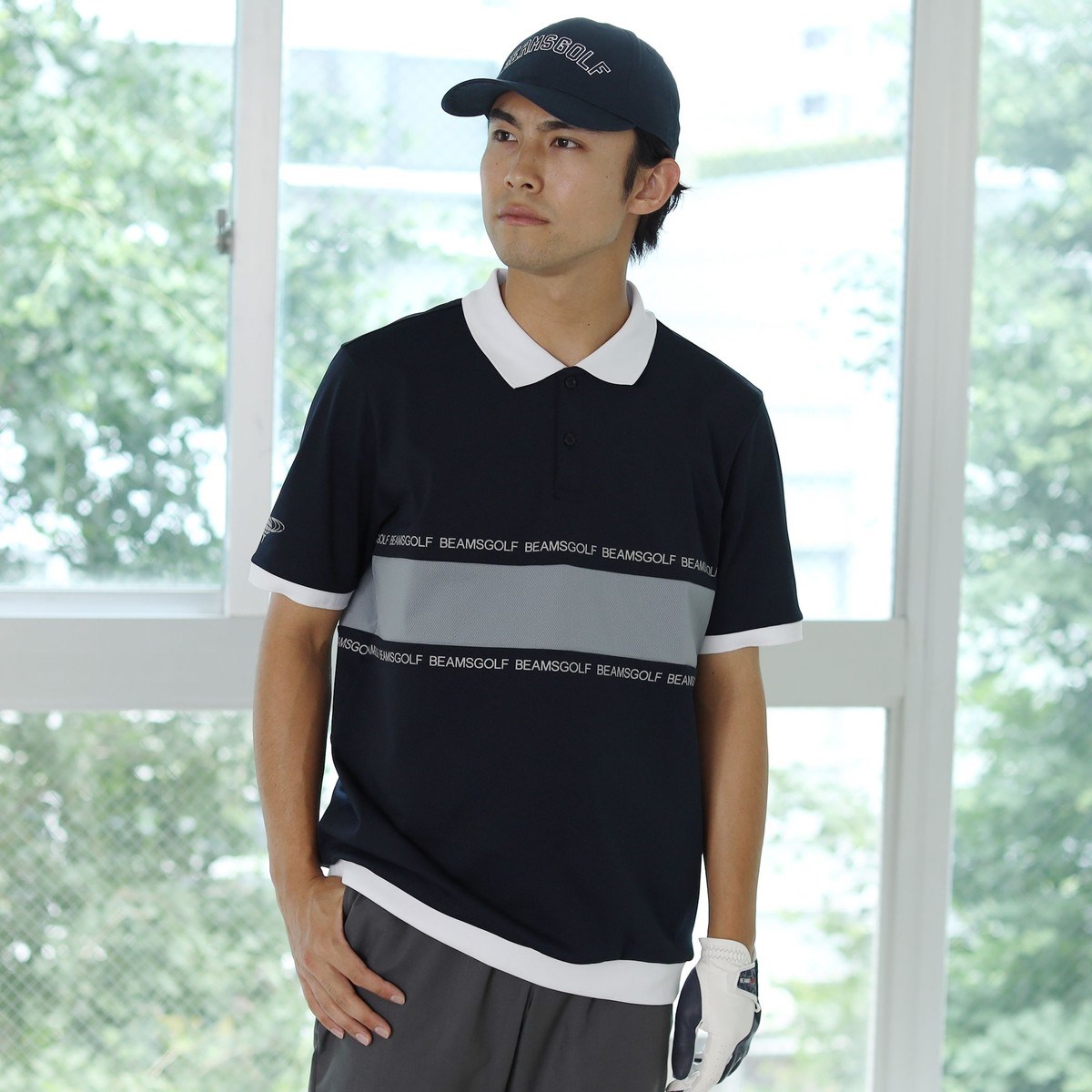 [l܂] r[XSt BEAMS GOLF ORANGE LABEL ORANGE LABEL {[_[ ؂ւ |Vc lCr[ 79 Y