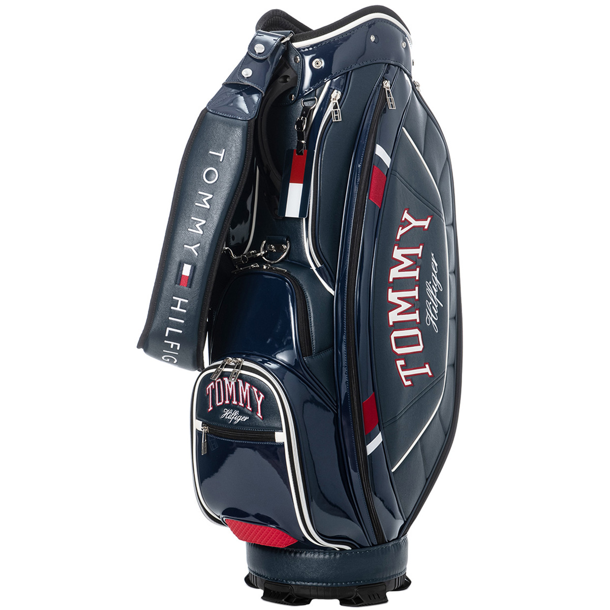 トミー ヒルフィガー ゴルフ TOMMY HILFIGER GOLF エナメルスポーツ キャディバッグ