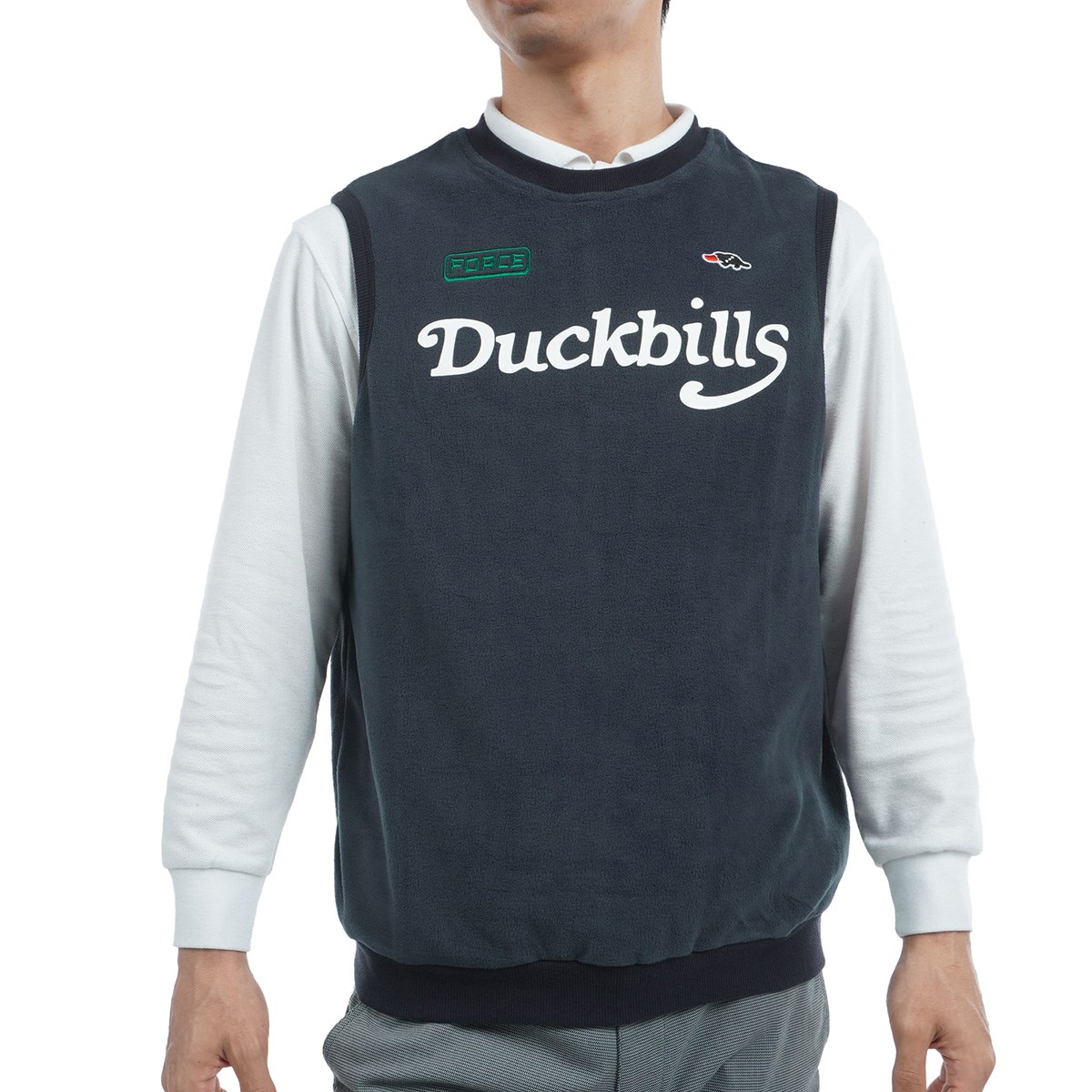 ラフアンドスウェル ベスト ネイビー ROUGH&SWELL（ラフアンドスウェル） ベスト｜中古ゴルフウェア