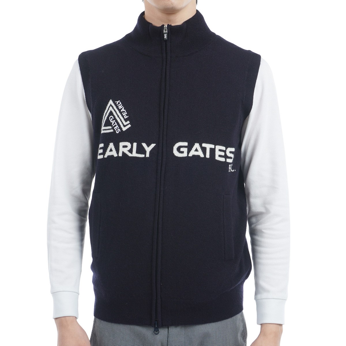 PEARLY GATES - PEARLYGATES パーリーゲイツ　モコモコベスト　① blue×gray パーリーゲイツ ウェア ベスト ゴルフ」の人気商品一覧 | 安い