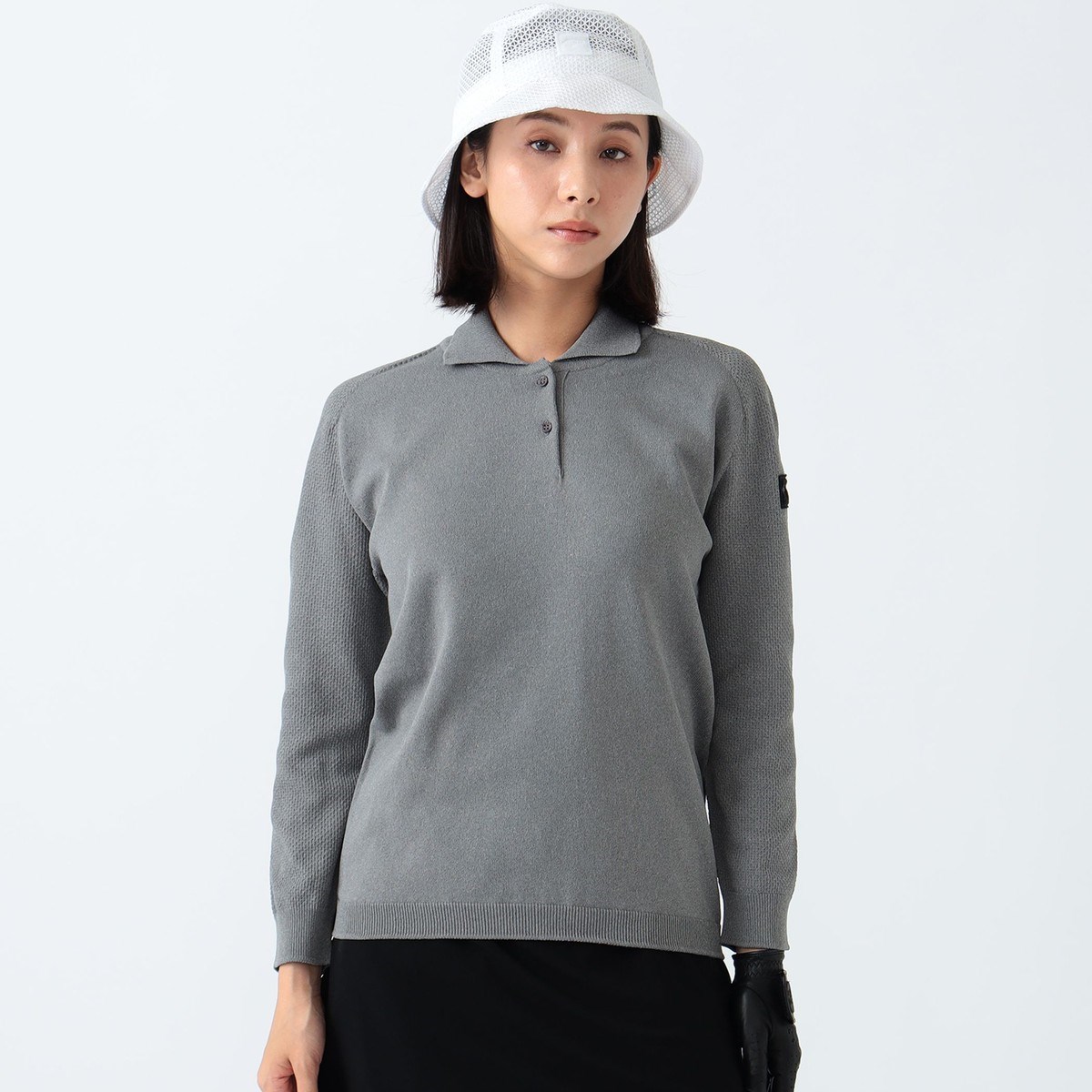 [l܂] r[XSt BEAMS GOLF PURPLE LABEL B.G.THREE ALL-TIME OX[u jbg|Vc O[ 15 fB[X