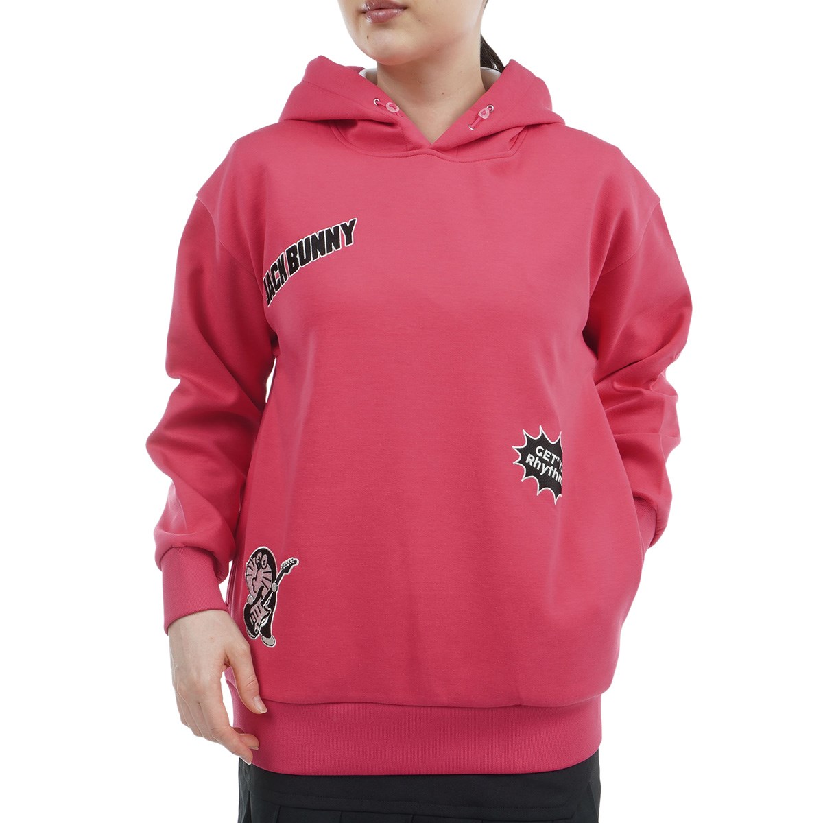 JACK BUNNY フード付きパーカー Mサイズ ロゴ刺繍 ジャックバニー