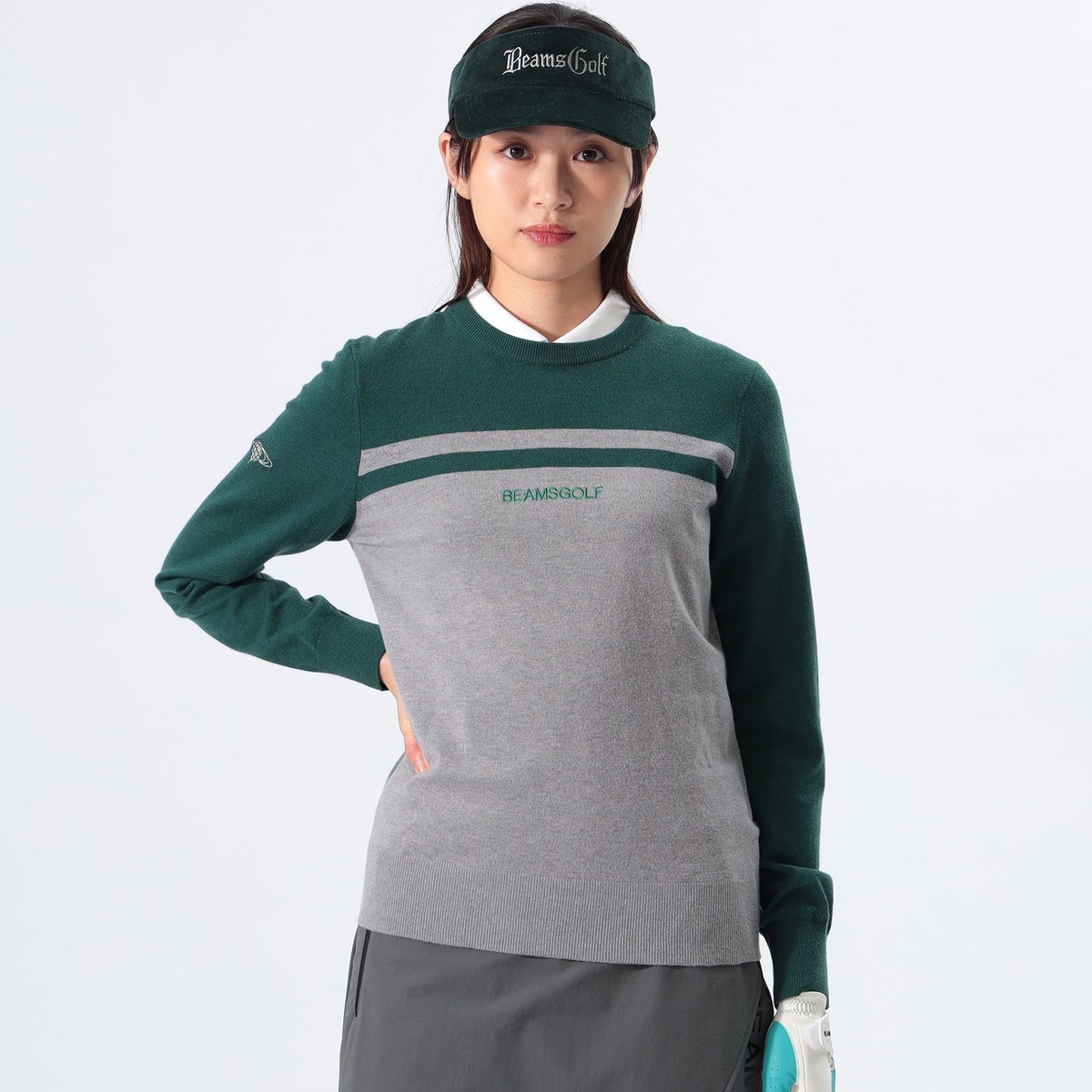 [l܂] r[XSt BEAMS GOLF ORANGE LABEL ORANGE LABEL oCJ[ N[lbN jbg O[ 65 fB[X