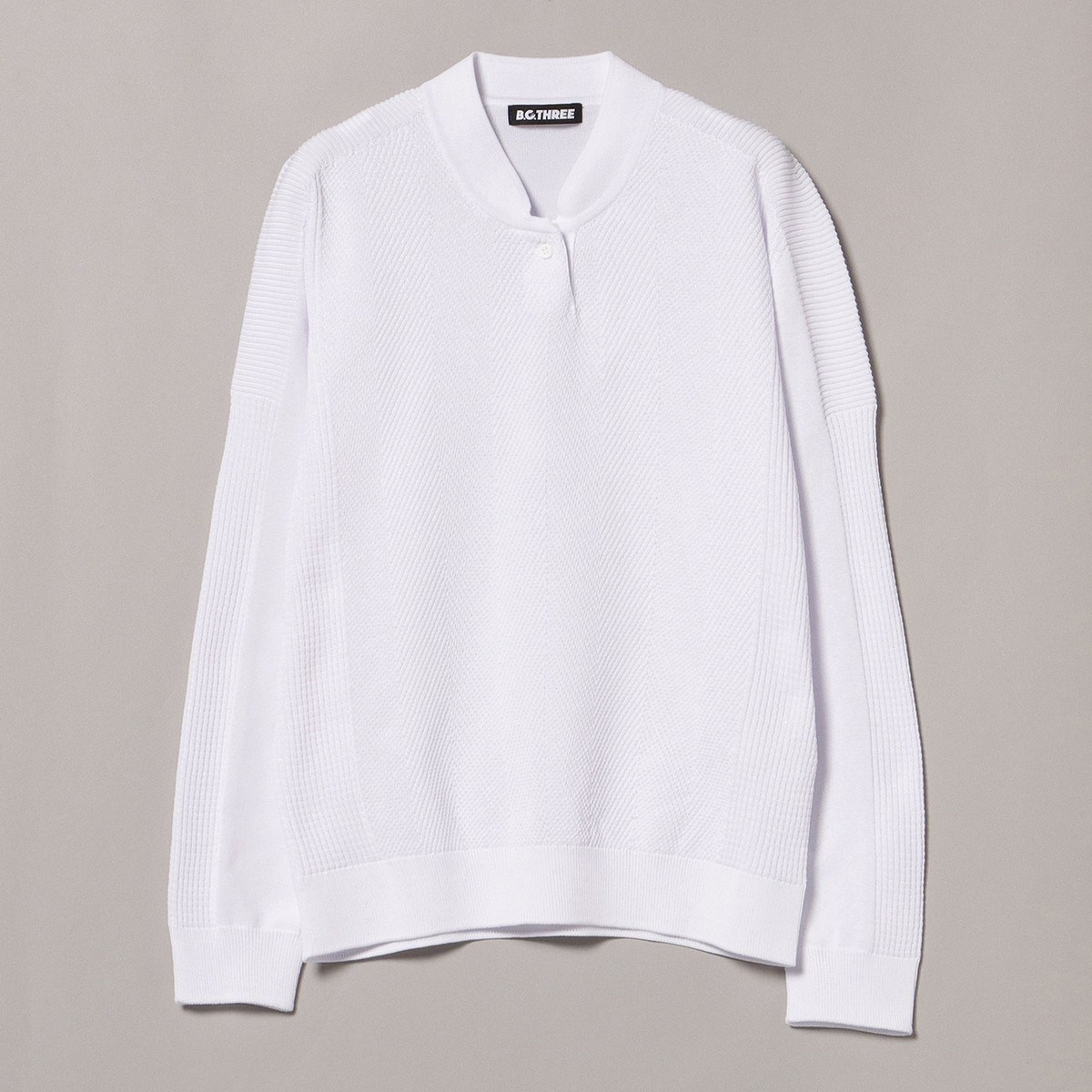[l܂] r[XSt BEAMS GOLF PURPLE LABEL B.G.THREE ALL-TIME u[hJ[ jbg|Vc zCg 01 fB[X