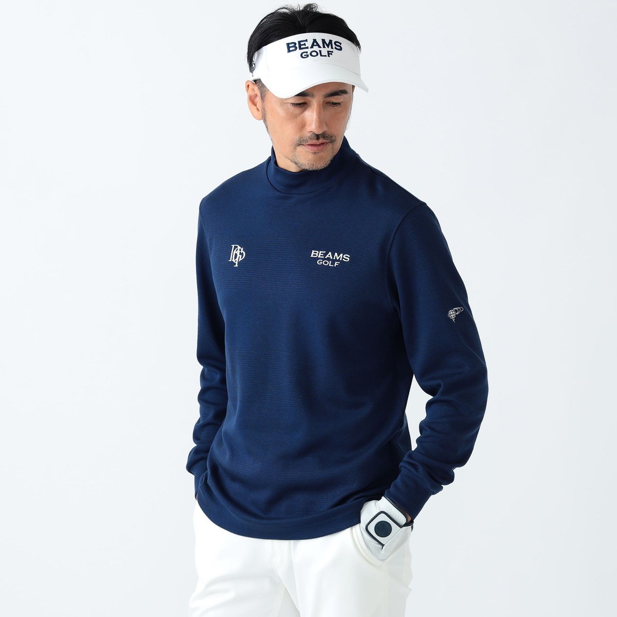 [l܂] r[XSt BEAMS GOLF PURPLE LABEL PURPLE LABEL XtB_e O`FbN bNlbNVc lCr[ 79 Y
