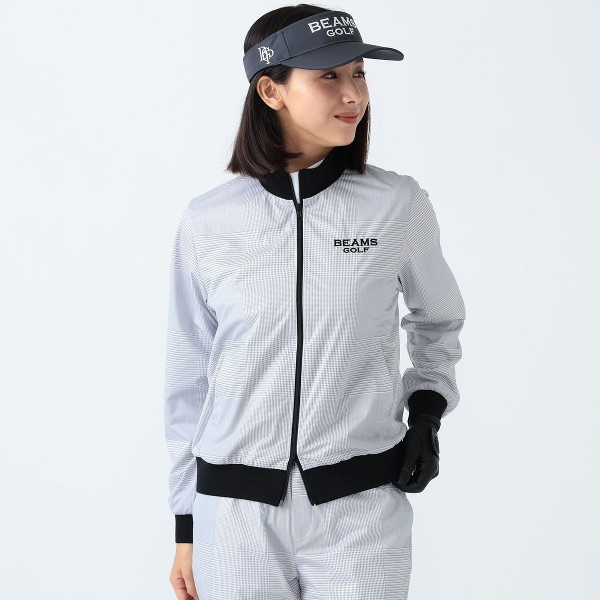 ビームスゴルフ BEAMS GOLF ナイロン ジップパーカー ゴルフ ウエア 