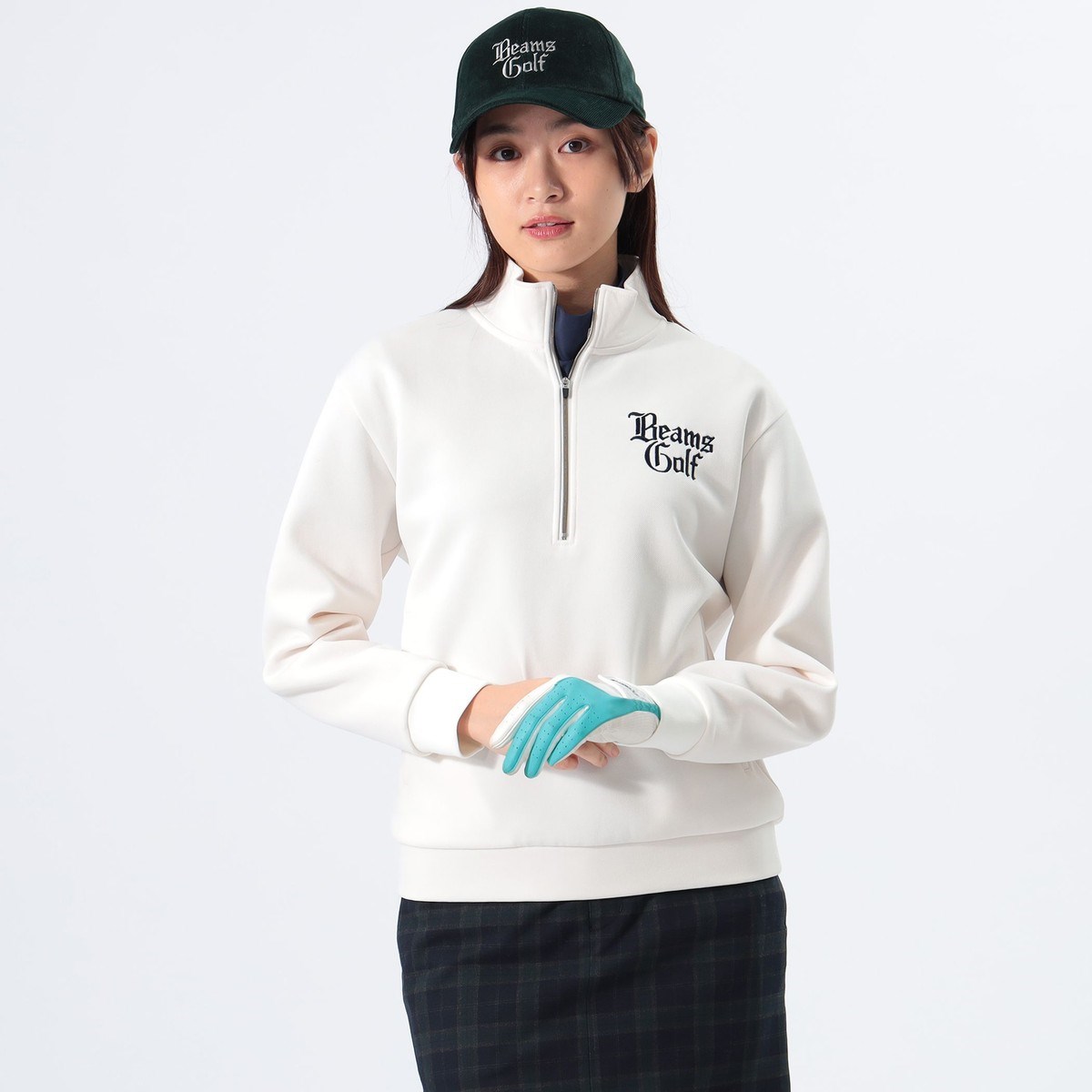 [l܂] r[XSt BEAMS GOLF ORANGE LABEL ORANGE LABEL njJ_{[ n[tWbv vI[o[ zCg 01 fB[X
