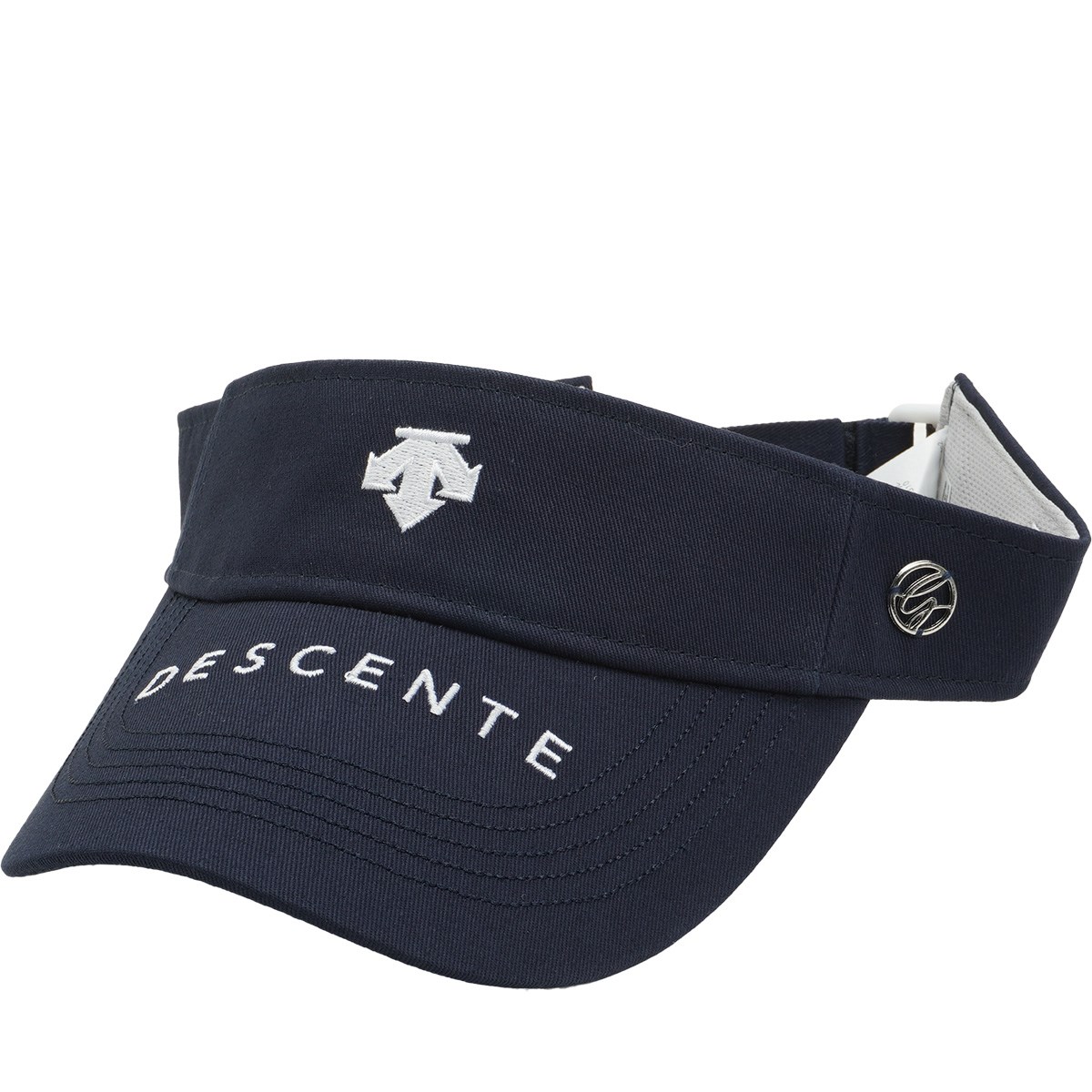 dショッピング |デサントゴルフ DESCENTE GOLF ロゴ刺繍サンバイザー