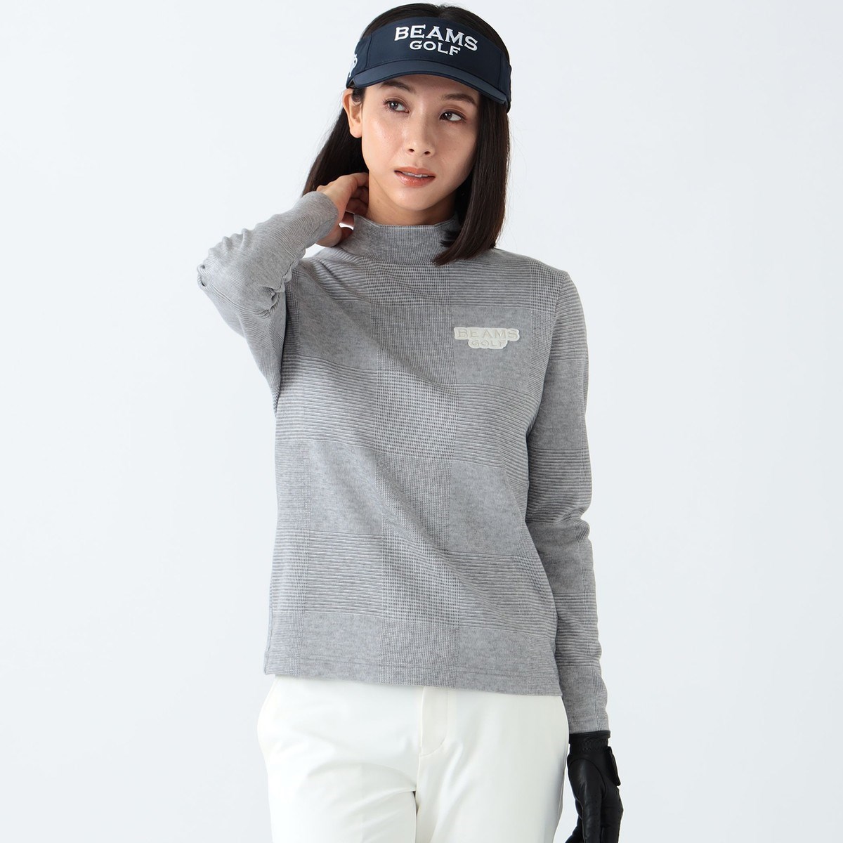 [l܂] r[XSt BEAMS GOLF PURPLE LABEL PURPLE LABEL O`FbN bNlbNVc O[ 15 fB[X