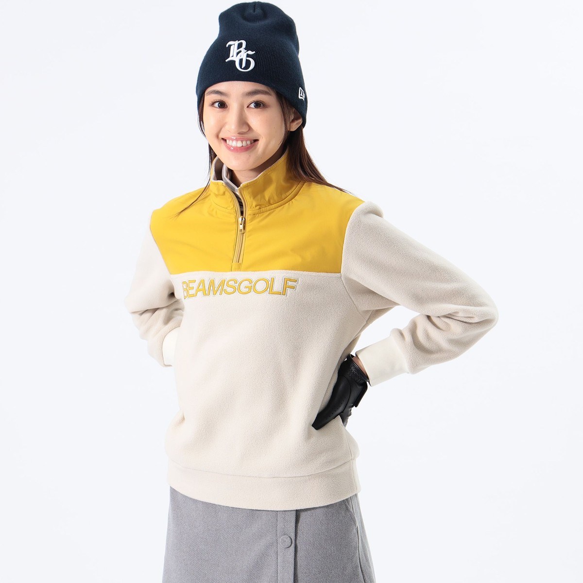 [l܂] r[XSt BEAMS GOLF ORANGE LABEL ORANGE LABEL {At[X n[tWbv vI[o[ CG[ 55 fB[X