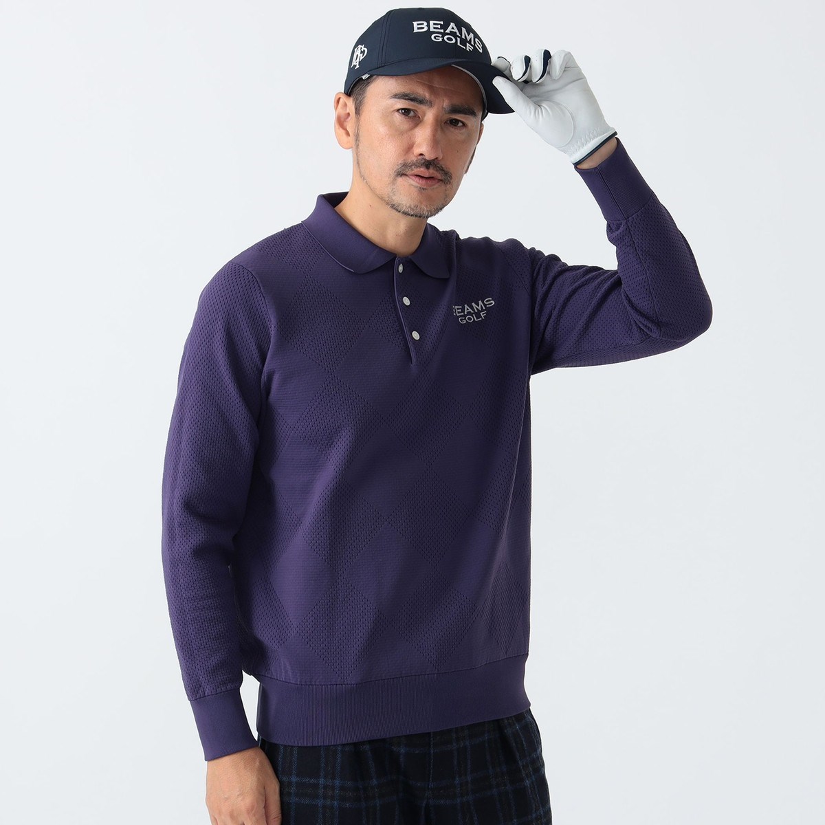 [l܂] r[XSt BEAMS GOLF PURPLE LABEL PURPLE LABEL Vh[A[KC jbg|Vc p[v 89 Y