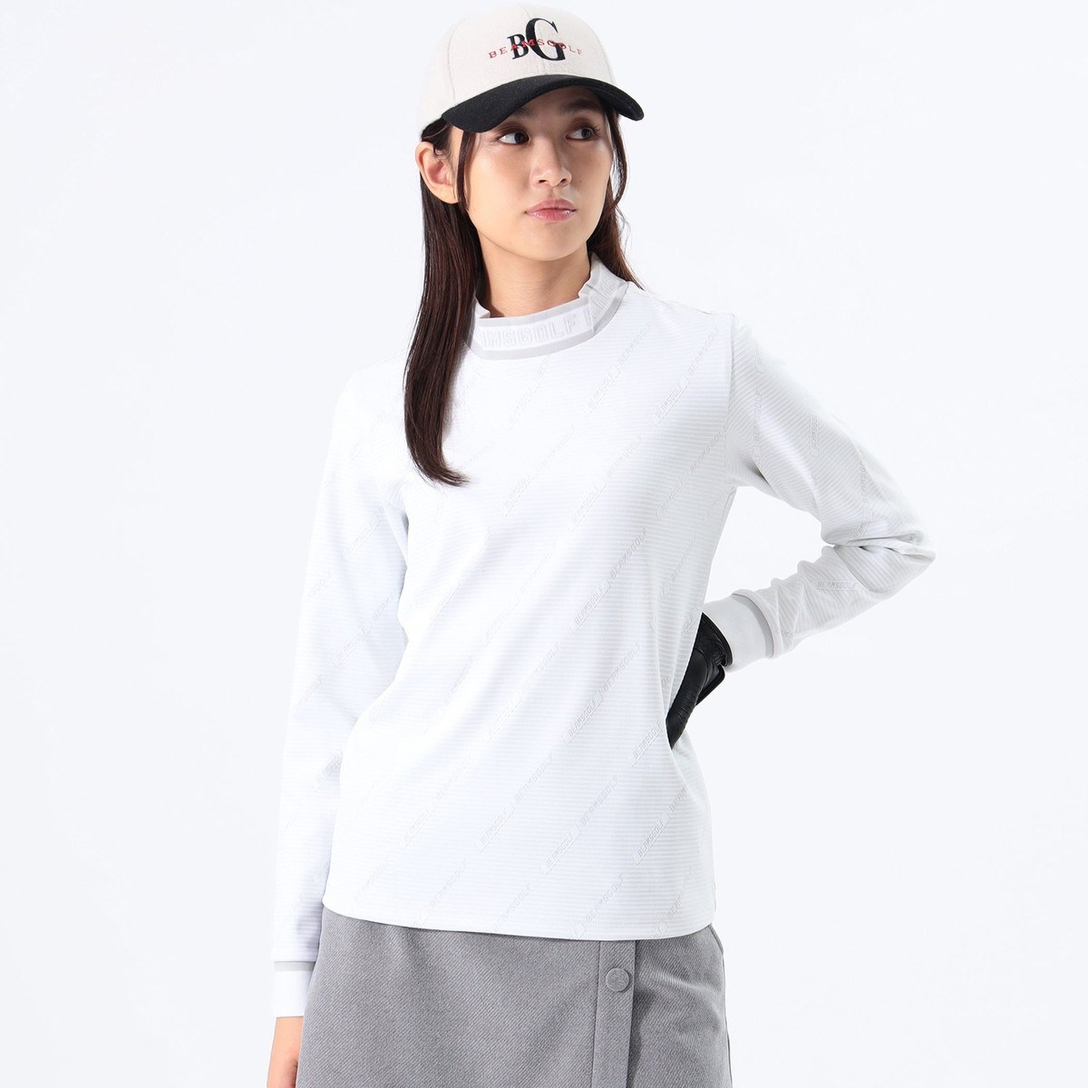 [l܂] r[XSt BEAMS GOLF ORANGE LABEL ORANGE LABEL WJ[hS bNlbN vI[o[ zCg 01 fB[X