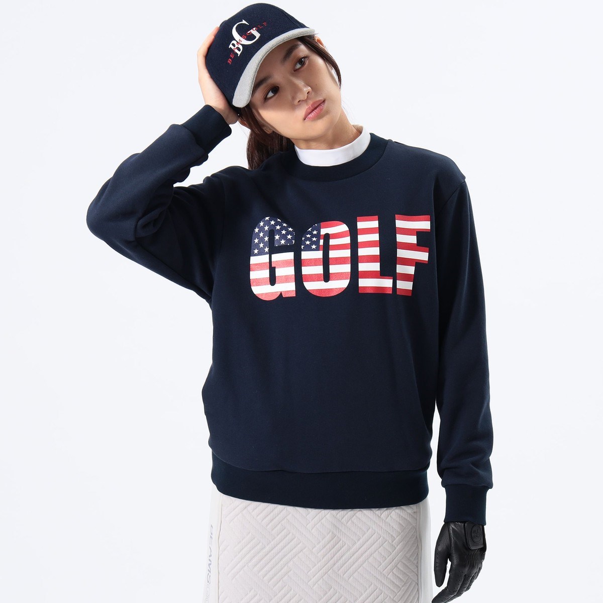 [l܂] r[XSt BEAMS GOLF ORANGE LABEL ORANGE LABEL GOLFS XEFbg vI[o[ lCr[ 79 fB[X