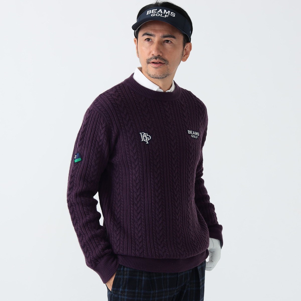 [l܂] r[XSt BEAMS GOLF PURPLE LABEL PURPLE LABEL XtB_e tBbV[}jbg p[v 89 Y