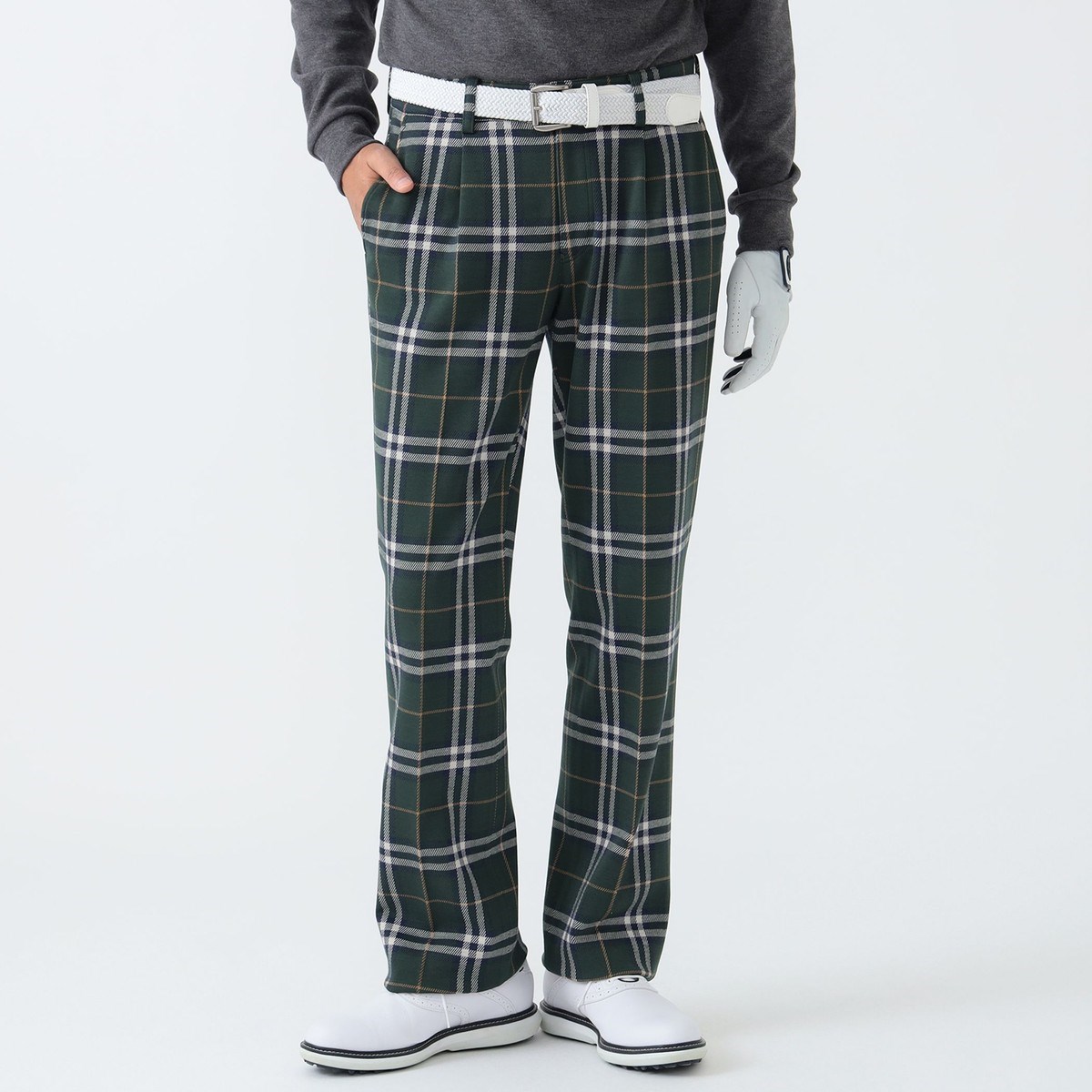 [l܂] r[XSt BEAMS GOLF PURPLE LABEL PURPLE LABEL _NVbN `FbNWJ[hpc O[ 65 Y