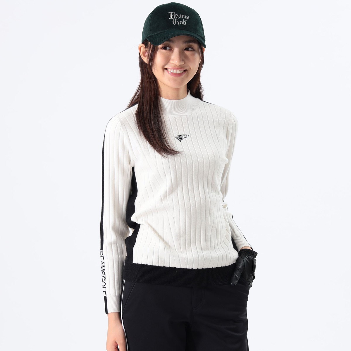 [l܂] r[XSt BEAMS GOLF ORANGE LABEL ORANGE LABEL oCJ[ Chu bNlbN vI[o[ zCg 01 fB[X