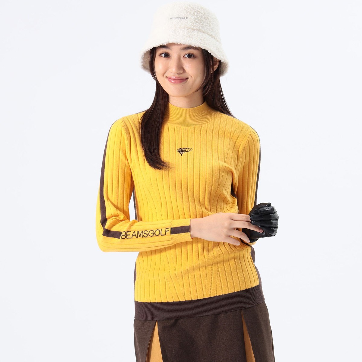 [l܂] r[XSt BEAMS GOLF ORANGE LABEL ORANGE LABEL oCJ[ Chu bNlbN vI[o[ CG[ 55 fB[X