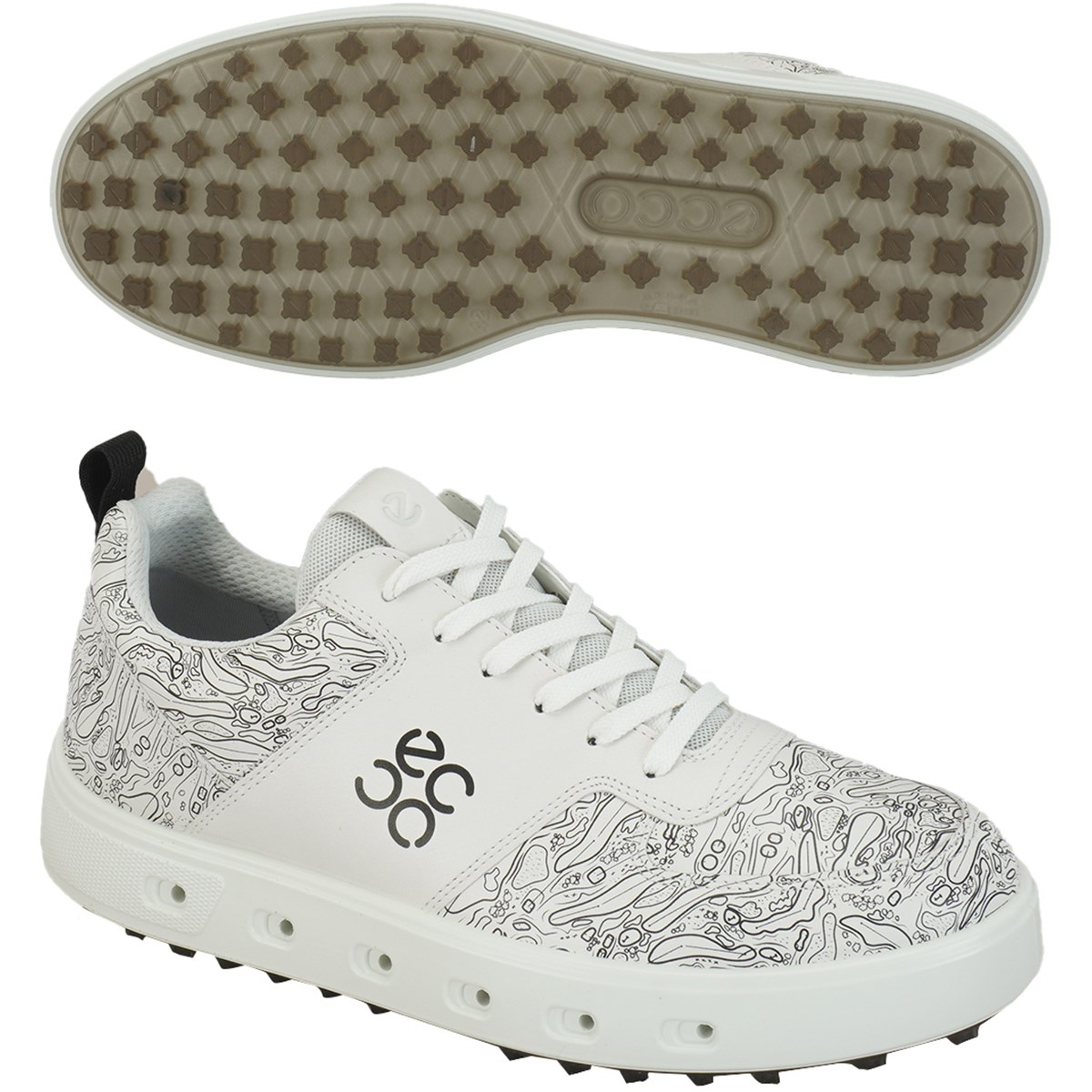 *未使用* エコー(ECCO) ゴルフシューズ サイズ42(日本26.5cm) ecco ecco(エコー)GOLF ゴルフシューズ STREET 720 ストリート