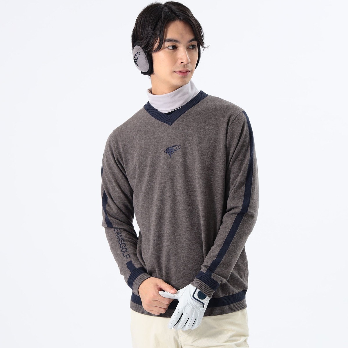 [l܂] r[XSt BEAMS GOLF ORANGE LABEL ORANGE LABEL GAVbg t VlbN jbgvI[o[ O[ 15 Y