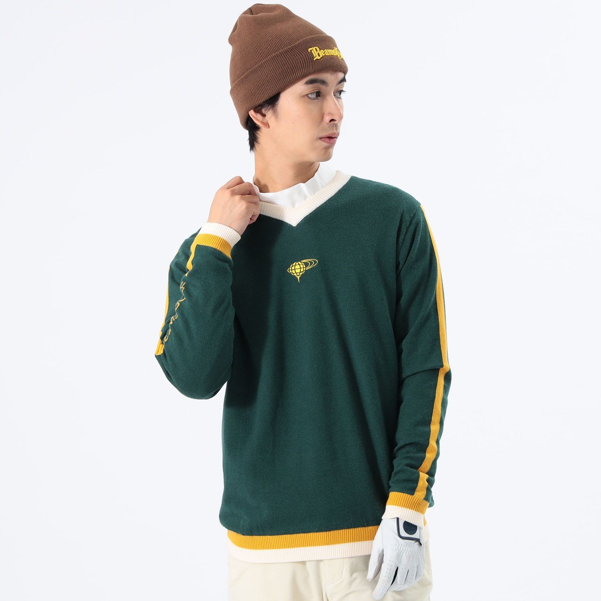 [l܂] r[XSt BEAMS GOLF ORANGE LABEL ORANGE LABEL GAVbg t VlbN jbgvI[o[ O[ 65 Y