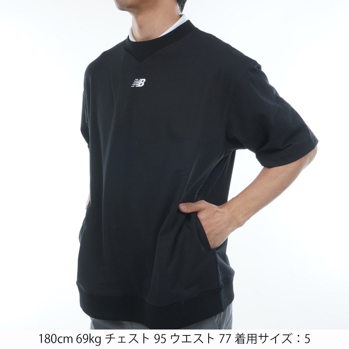 50%OFF |ニューバランス dショッピング New 5分袖クルーネック Balance メンズウェア