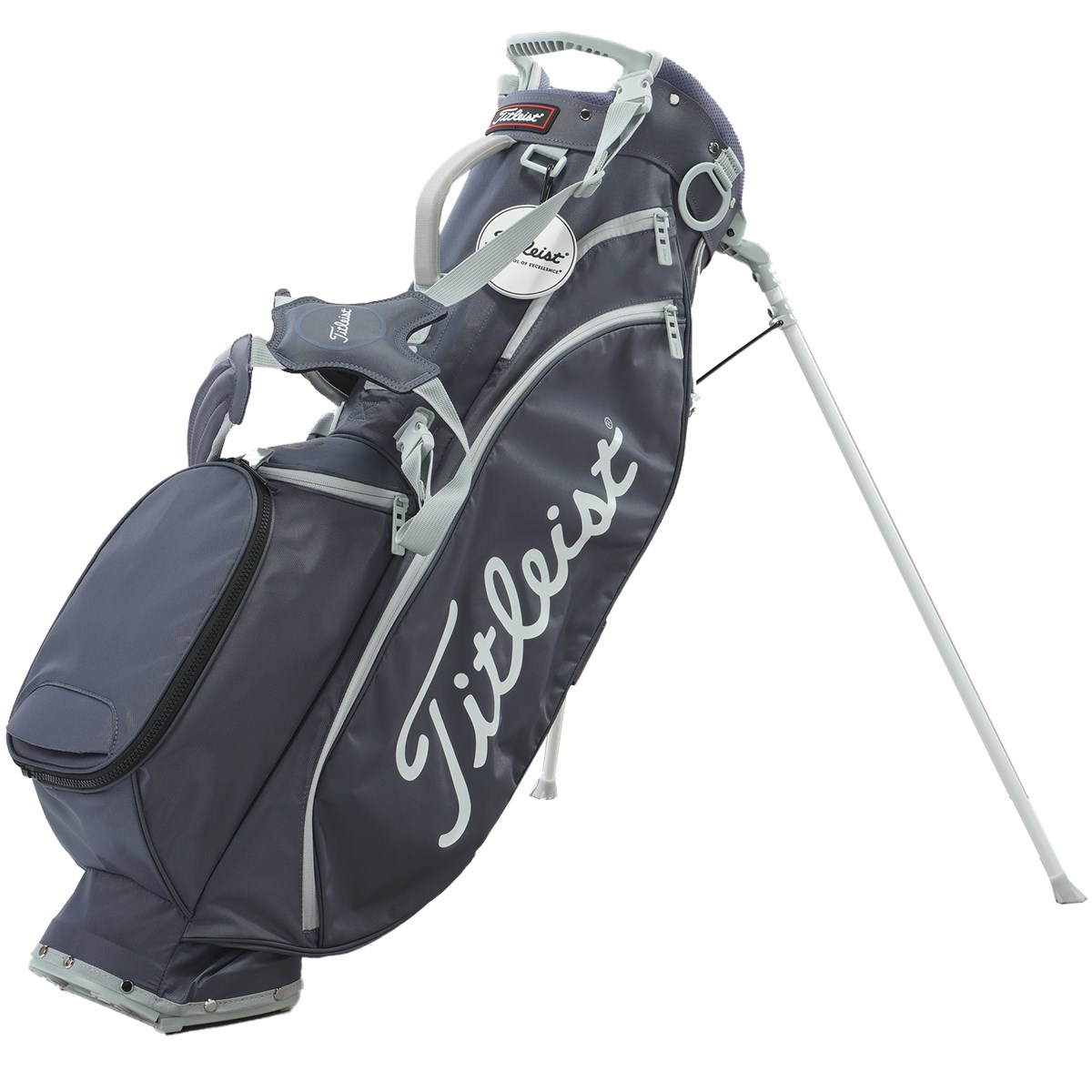 Titleist グレー キャディバッグ　スタンド式 Players 4 Stand Bag | Lightweight Golf Stand Bag | Titleist
