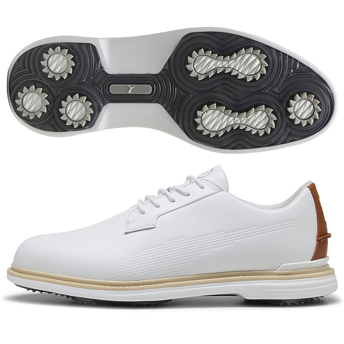 Puma ゴルフシューズ ホワイト/グレー PUMA GOLF プーマ ゴルフ 日本正規品 GS-X エフェクト スパイク