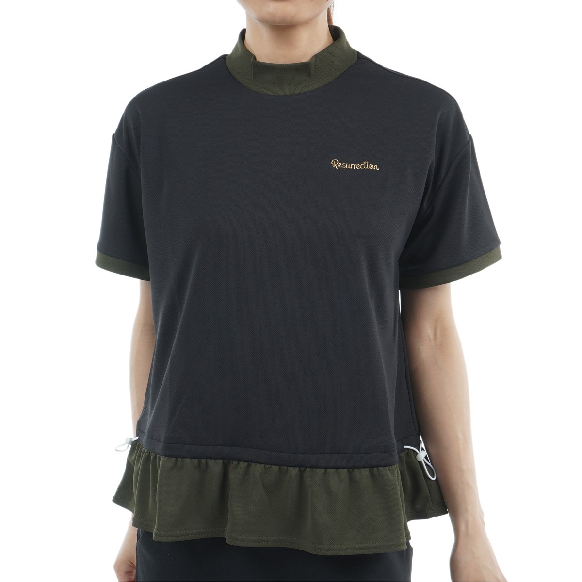 Resurrection ゴルフ ブラック モックネック M（MOCKNECK